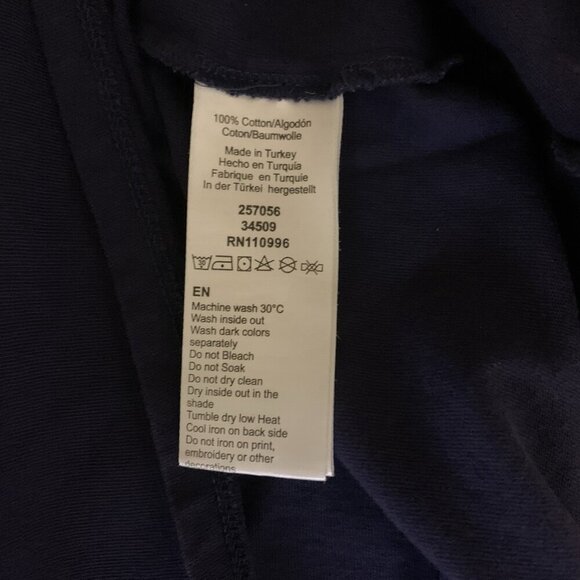 Fox Navy Red Stripe V Neck Short Sleeve Casual Dress 2 - Picture 4 of 4